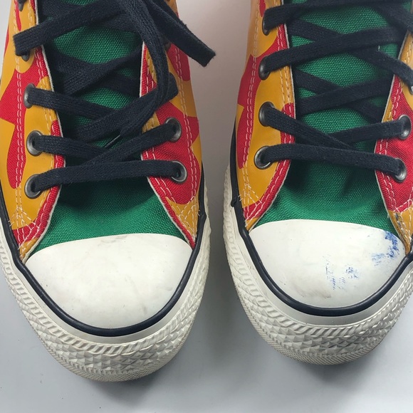 Converse Chuck Taylor All Star Print High Wordmark Shoes MENS 9/WOMENS 11 - Picture 6 of 10